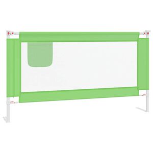 vidaXL Bedhekje peuter 150x25 cm stof groen