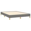 vidaXL Bedframe zonder matras stof donkergrijs 160x200 cm