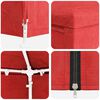 vidaXL Partytent met Wand Rood 600 x 300 x 255 cm PE en staal