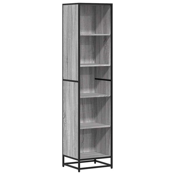 vidaXL Boekenkast 40x35x170,5 cm bewerkt hout grijs sonoma eikenkleur