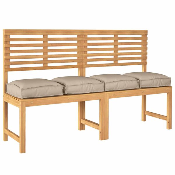 vidaXL Kussen 4 pcs Taupe 40 x 40 x 8 cm Oxford Stof