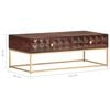 vidaXL Salontafel 112x50x40 cm Massief mangohout