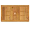vidaXL Tuintafel 140x80x74 cm massief acaciahout
