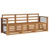 vidaXL Sofa-Sets 3 st Massief Acaciahout