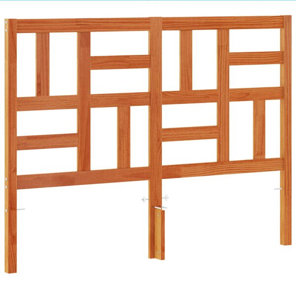 vidaXL Hoofdbord 180 cm massief grenenhout wasbruin