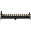 vidaXL Bedframe zonder matras 140x190 cm bewerkt hout zwart eikenkleur