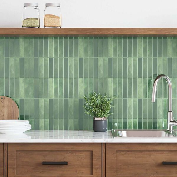 vidaXL Rechthoekige Tegel 20 pcs Donkergroen 29 x 23 x 0,08 cm