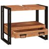 vidaXL Wastafel Kast met lade Bruin 71 x 33 x 58 cm Massief Acaciahout