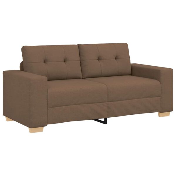 vidaXL Loveseat Bank Bruin 180x77x82 cm Stof