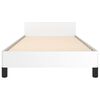 vidaXL Bedframe met hoofdeinde zonder matras 90x200 cm wit