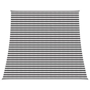 vidaXL Zonneschaduwzeil Antraciet en Wit 4 / 5 x 4 m HDPE