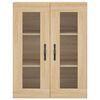vidaXL Wandkast 69,5x34x90 cm bewerkt hout sonoma eikenkleurig