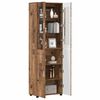 vidaXL Hoge kast FLORIN Oudhout 60 x 35 x 182 cm Bewerkt hout
