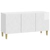 vidaXL TV-kast 99 x 34,5 x 50 cm Hoogglans Wit Bewerkt hout