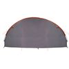 vidaXL Tunnel Tent 6-Persoon Grijs en Oranje 700 x 590 x 215 cm