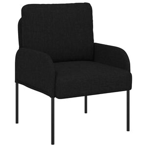 vidaXL Banken met kussen 55cm Zwart Multiplex