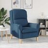 vidaXL Fauteuil Blauw 76 x 94 x 102 cm Stof