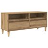 vidaXL TV-kast 100 x 34,5 x 44,5 cm Artisan Eiken Bewerkt hout