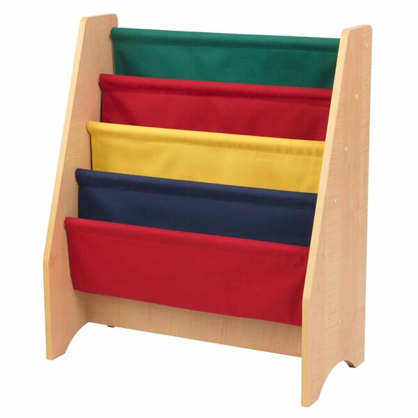 KidKraft Kinder boekenrek+hangvakken meerkleurig 61x29,9x71,1 cm 14226