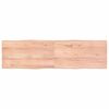 vidaXL Tafelblad natuurlijke rand 180x50x(2-4) cm eikenhout lichtbruin