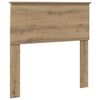 vidaXL Hoofdbord Artisan Eiken Bewerkt hout