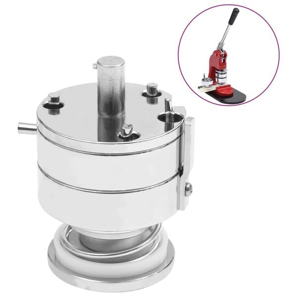 vidaXL Mal voor buttonmaker verwisselbaar 25 mm