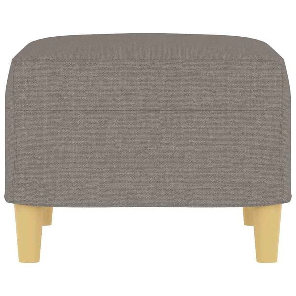 vidaXL Voetenbank 60x50x41 cm stof taupe