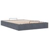 vidaXL Ottoman bedframe zonder matras 140x190 cm fluweel donkergrijs