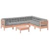vidaXL 7-delige Loungeset met kussens massief douglas vurenhout