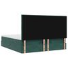 vidaXL Ottoman bed met matrassen en LED's 180x200cm fluweel
