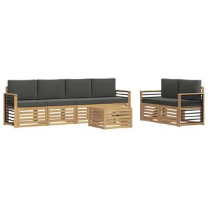 vidaXL Buiten bankenset 7 st