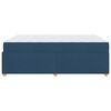 vidaXL Bedframe met matras Blauw 140 x 200 cm Stof