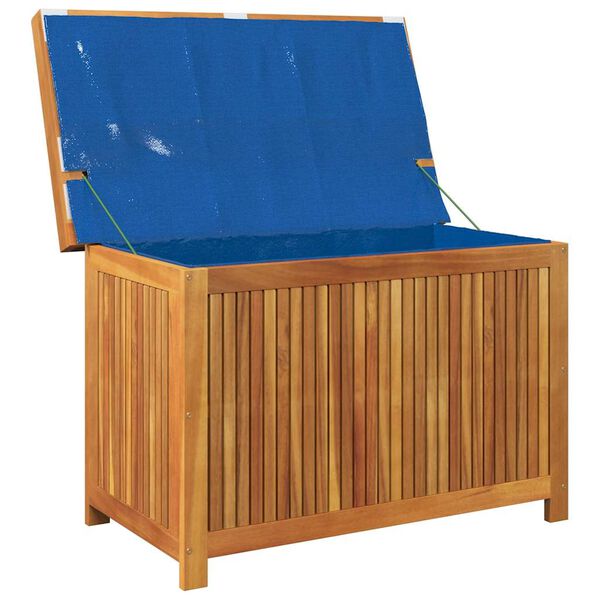 vidaXL Kussenbox voor buiten 90x50x60,5 cm massief acaciahout