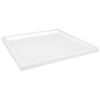 vidaXL Douchebak met noppen 80x80x4 cm ABS wit