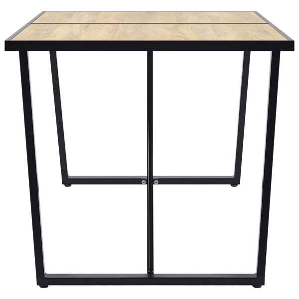 vidaXL 5-delige Eethoek kunstleer bruin