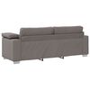 vidaXL Bank 3 pcs Taupe 219 x 80 x 82 cm Linnen-mix stof