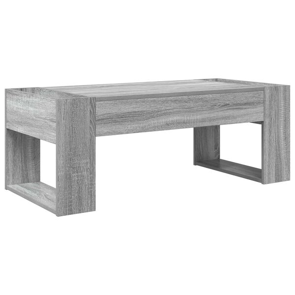 vidaXL Salontafel Grijs Sonoma 110 x 50 x 41 cm Bewerkt hout