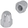 vidaXL Moer 2 pcs Zilver M6 x 10 mm IJzer