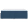 vidaXL Bedframe met matras Blauw 160 x 200 cm Stof