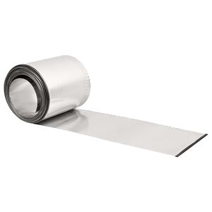 vidaxl Gazonrand 5 m x 20 cm Gegalvaniseerd staal zilver