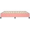 vidaXL Bedframe fluweel roze 180x200 cm
