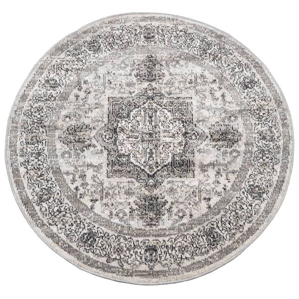 vidaXL Vloerkleed ARBIZU binnen en buiten vintage stijl &Oslash; 120 cm