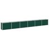 vidaXL Verhoogd Tuinbed Groen 480 x 40 x 55 cm koudgewalst stalen