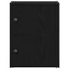 vidaXL Boekenkast 40x24x52 cm bewerkt hout zwart eikenkleurig