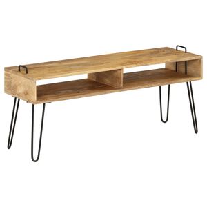 vidaXL Tv-meubel 110x35x45 cm massief mangohout