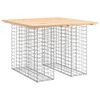 vidaXL Tuintafel schanskorfontwerp 100x102x72 cm massief grenenhout