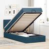 vidaXL Ottoman bed met matras 80x200cm fluweel donkerblauw