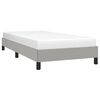 vidaXL Bedframe zonder matras 90x190 cm stof lichtgrijs single