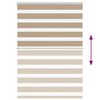 vidaXL Zebra Blind 105x100 cm stofbreedte 100,9 cm polyester zandbruin