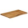 vidaXL Tafelblad met natuurlijke rand 80x60x3,8 cm massief mangohout